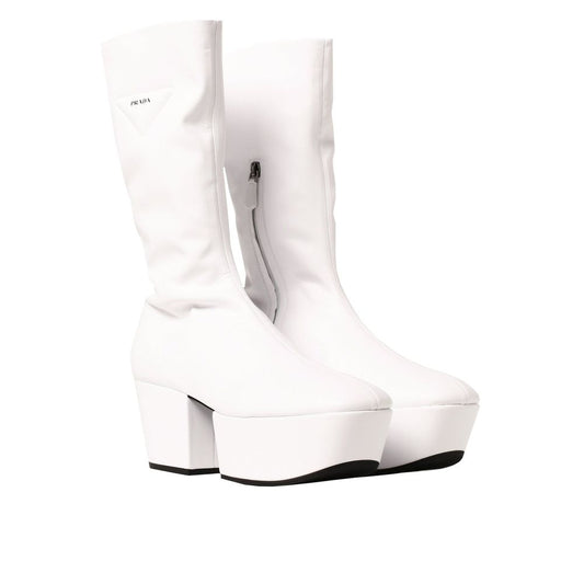 Prada Plateau-Schlupfstiefel