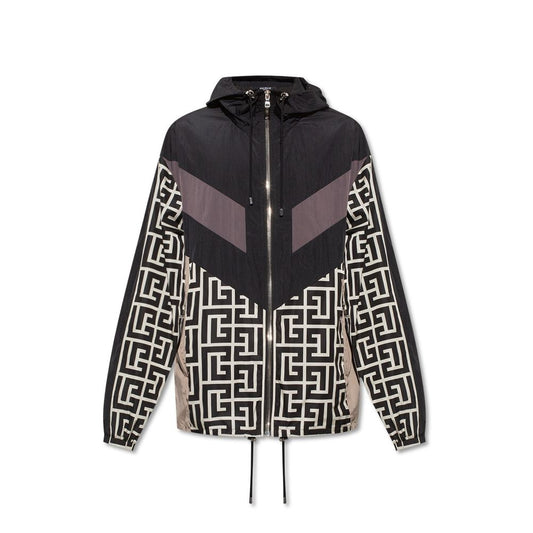 Balmain Nylon-Monogrammjacke