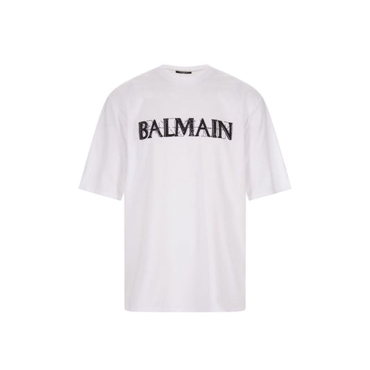 Balmain Oversize-T-Shirt aus Baumwolle