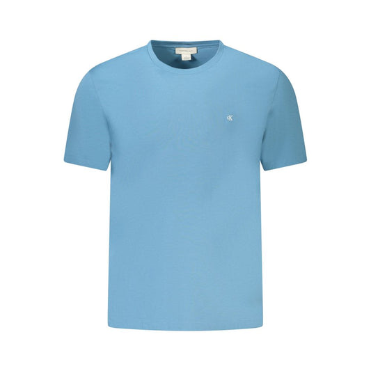 Calvin Klein Herren-T-Shirt aus blauer Baumwolle