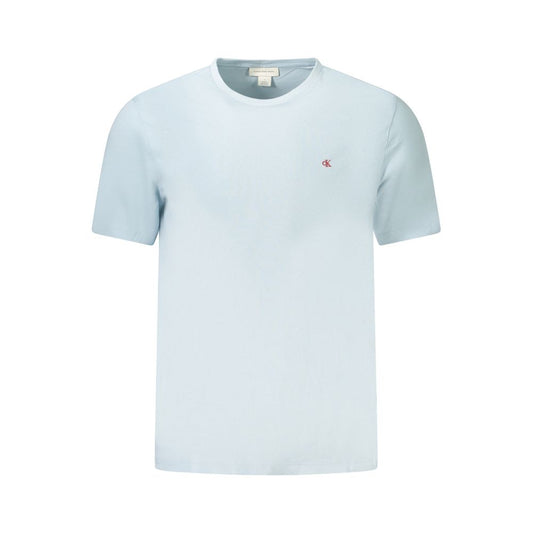Calvin Klein Herren-T-Shirt aus blauer Baumwolle