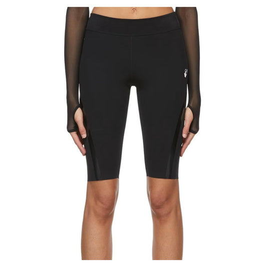 Off-White – Schwarze Nylon-Shorts