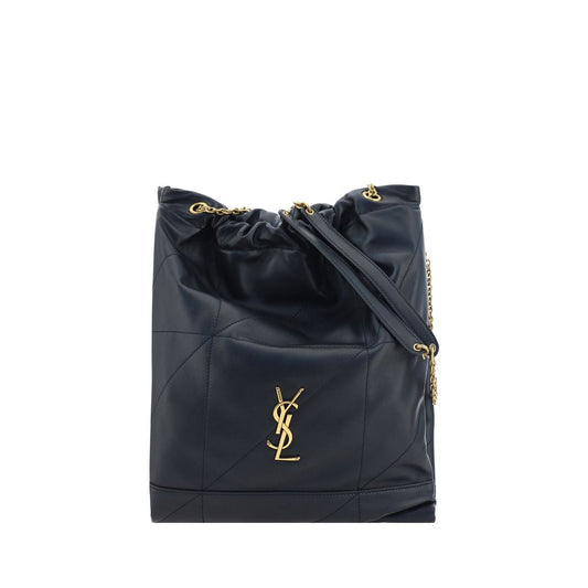 Saint Laurent Schwarze Lammleder-Handtasche Modell Ovis Aries Aries