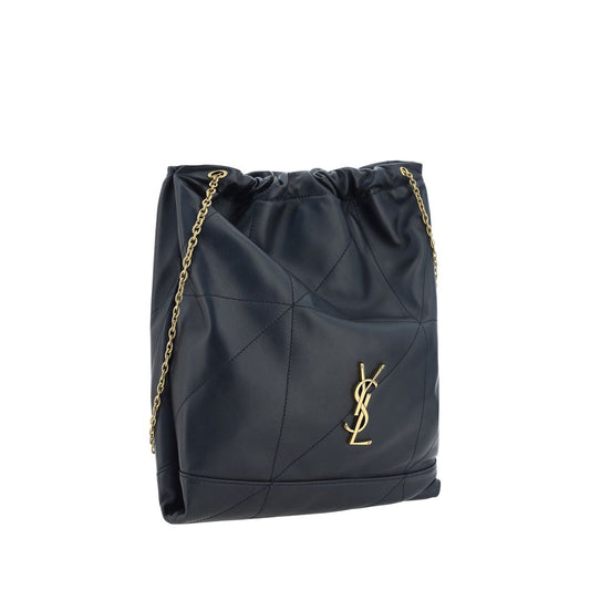 Saint Laurent Schwarze Lammleder-Handtasche Modell Ovis Aries Aries