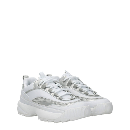 Guess – Weiße, klobige Sneakers aus Polyethylen