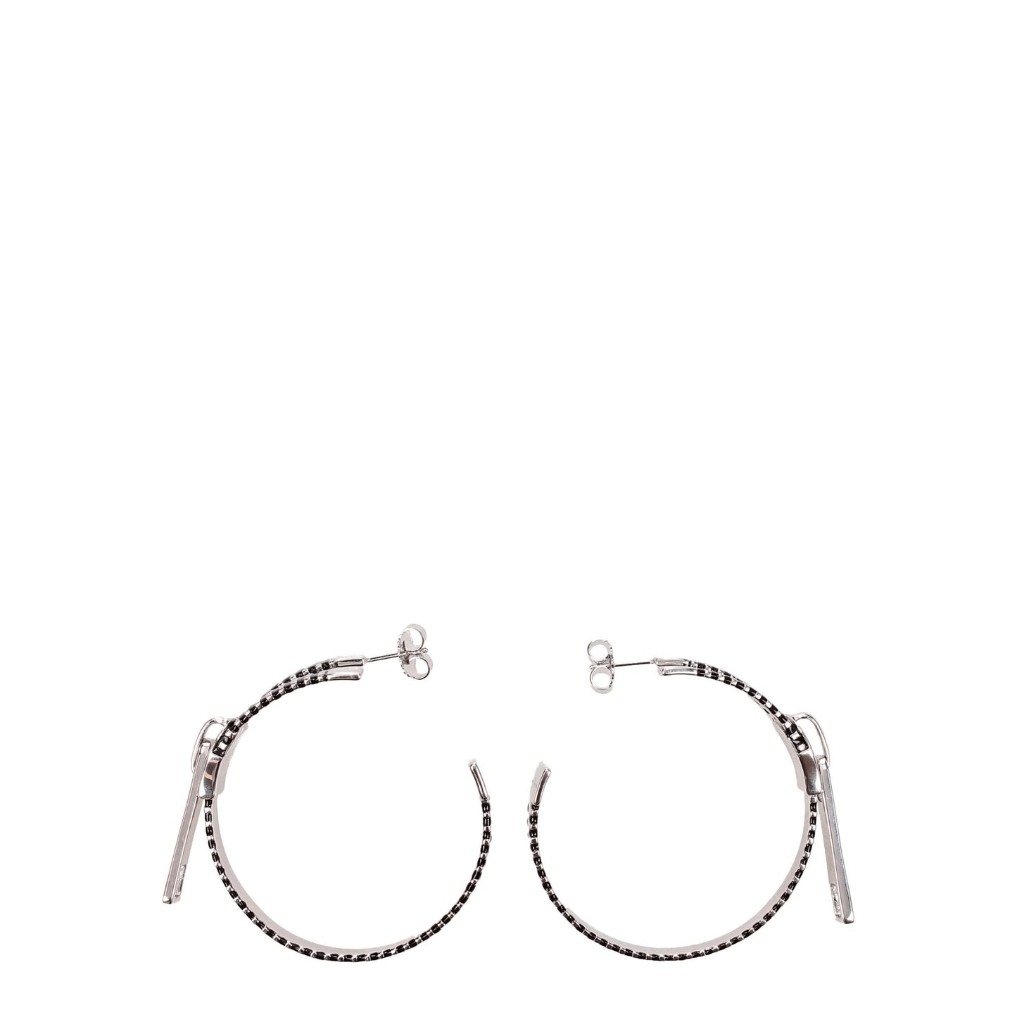Marc Jacobs Graue Silberohrringe