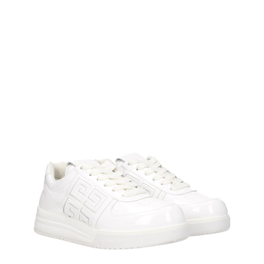 Givenchy Sneaker aus weißem Leder, niedriger Schaft