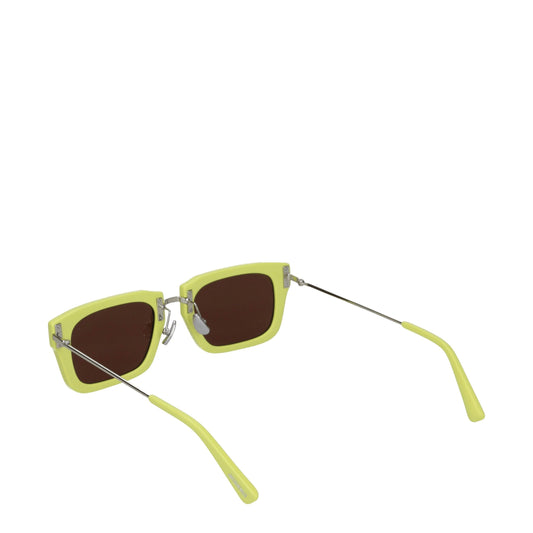 Jacquemus – Gelbe Acetat-Sonnenbrille