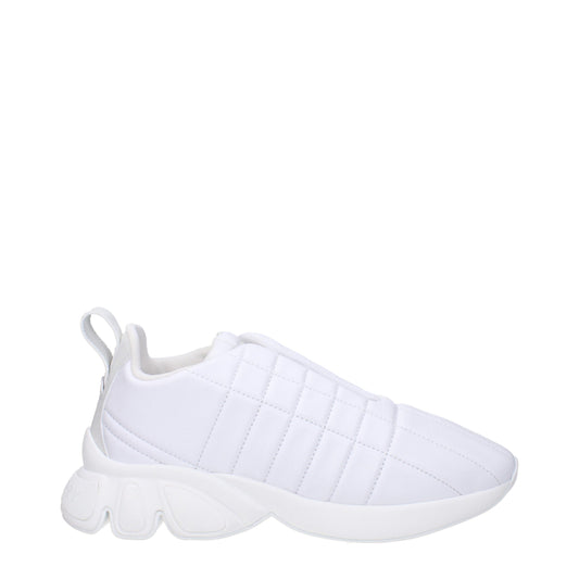 Burberry – Weiße Leder-Sneaker
