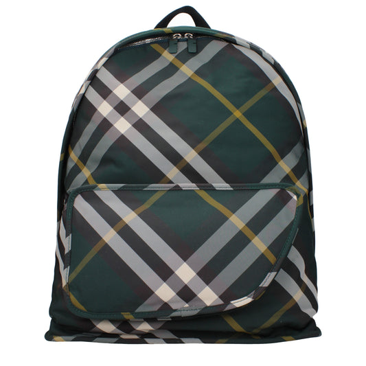 Burberry Rucksack aus grünem Stoff