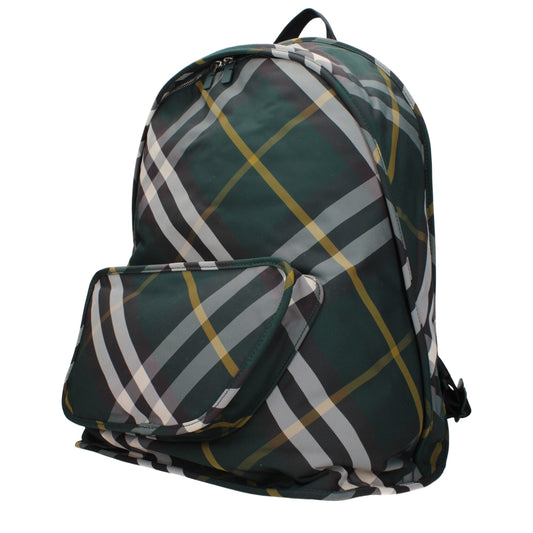 Burberry Rucksack aus grünem Stoff