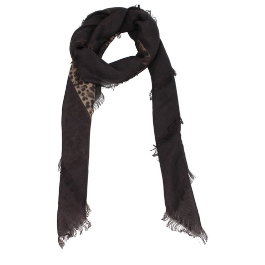 Valentino Garavani brauner Kaschmir-Foulard