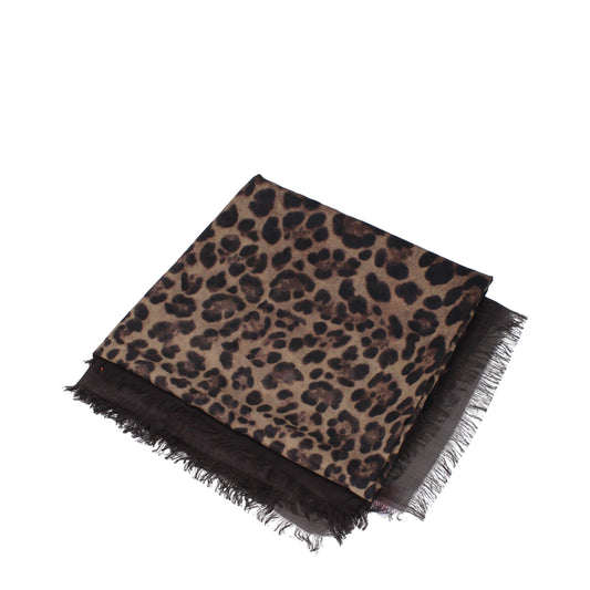 Valentino Garavani brauner Kaschmir-Foulard