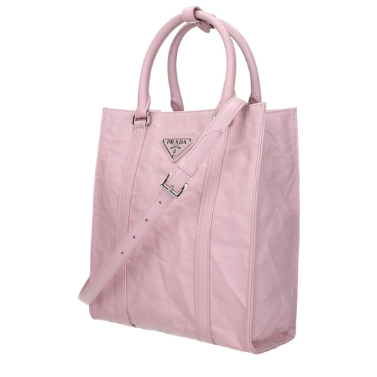 Prada Rosa Lederhandtaschen