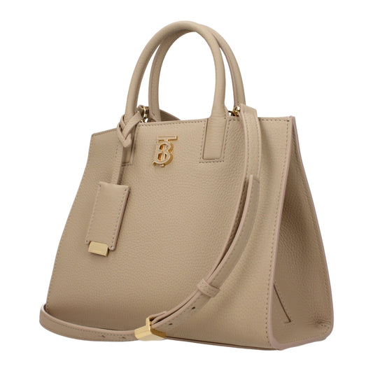 Burberry Beige Leather Handbags
