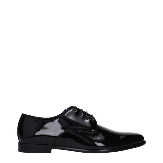 Dolce & Gabbana – Oxfords und Derbys aus schwarzem Leder