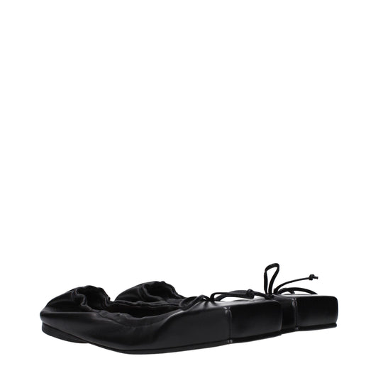 Jacquemus – Schwarze Ballerinas aus Leder