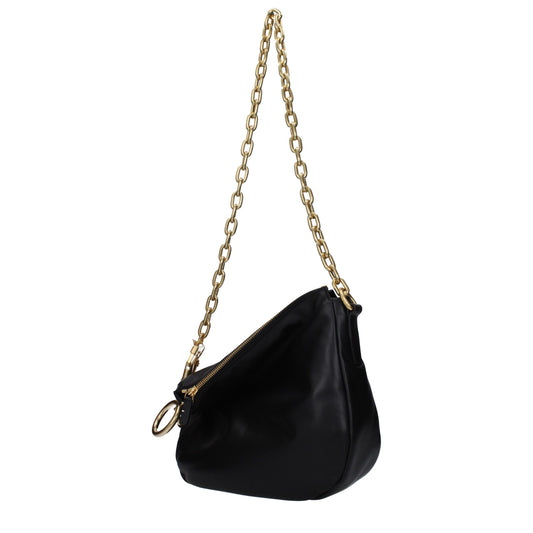 Burberry Schwarze Leder-Umhängetaschen