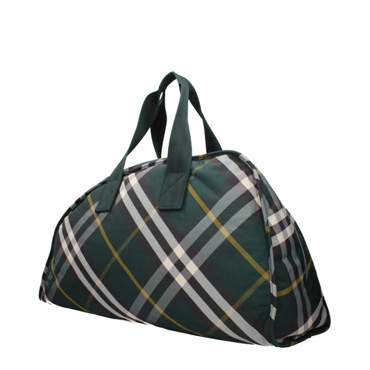 Burberry Grünes Stoffgepäck und Reise