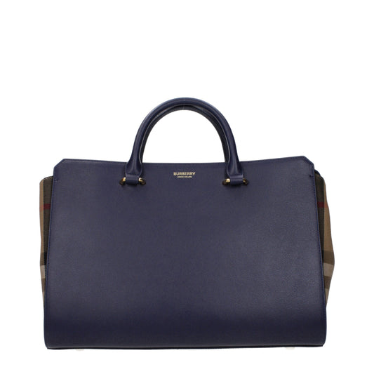 Burberry Blaue Lederhandtaschen