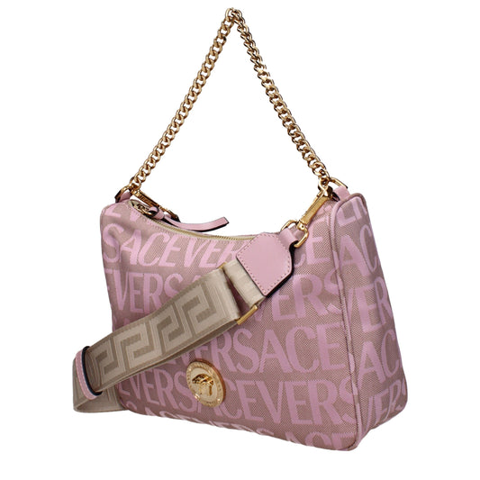 Versace Beige Stoffhandtaschen