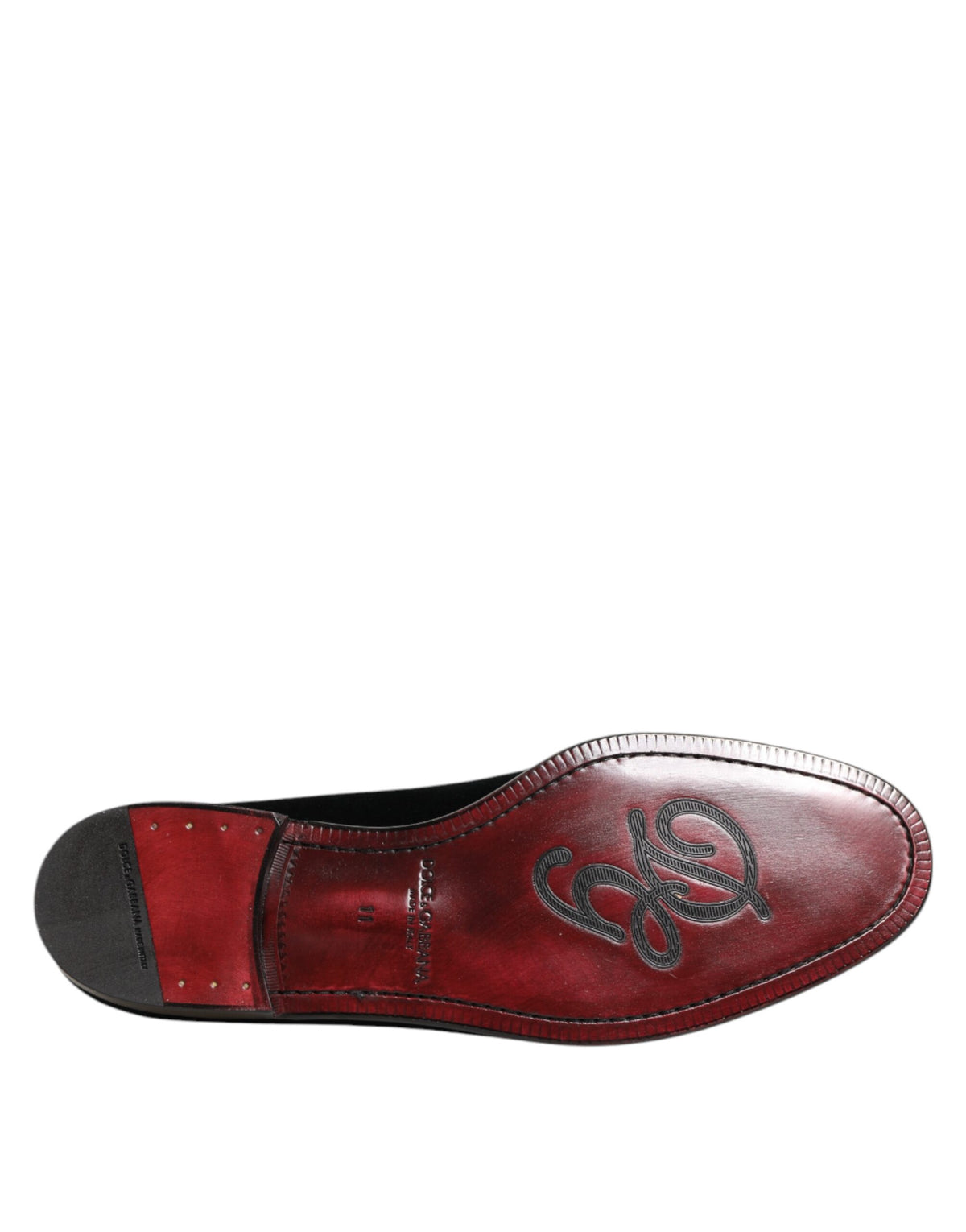 Dolce & Gabbana – Slipper aus schwarzem Samt für Herren – Formelle Schuhe