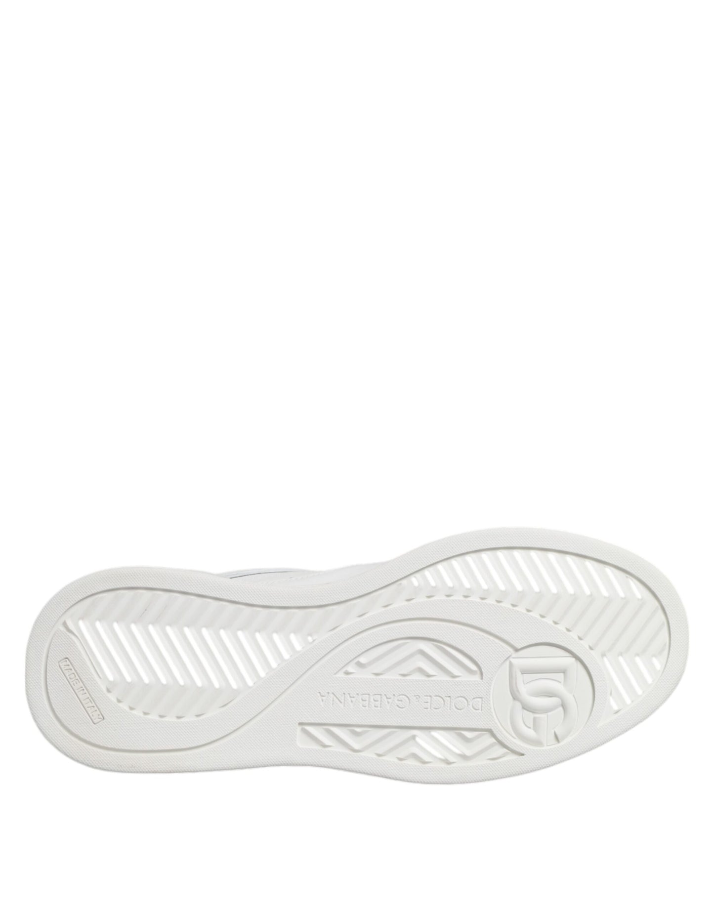 Dolce & Gabbana Weiße Miami Leder Low Top Sneakers Schuhe