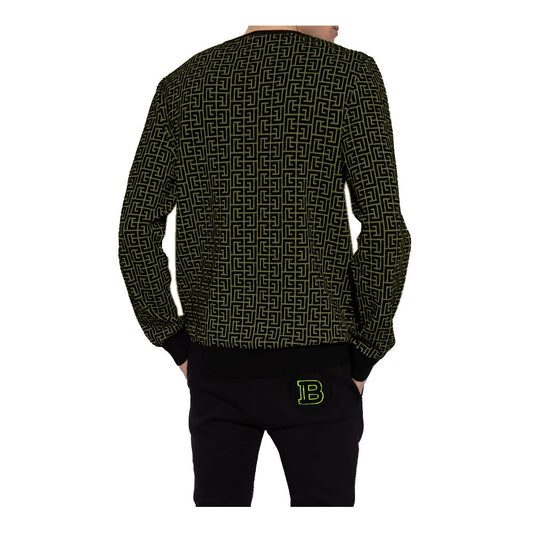 Balmain Grüner Wollpullover