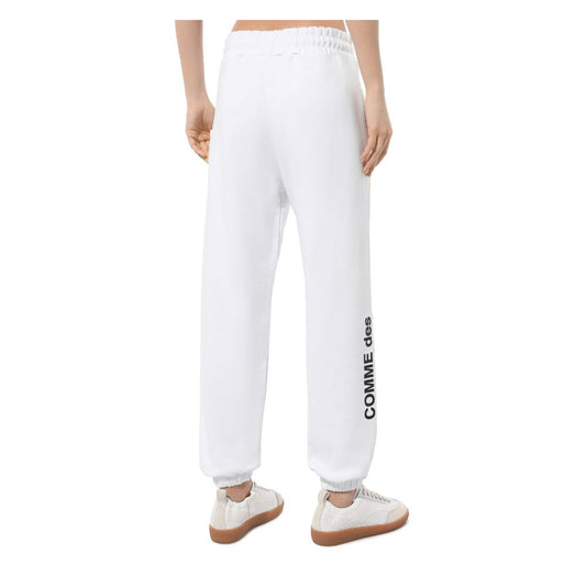 Comme Des Fuckdown White Cotton Women Pants