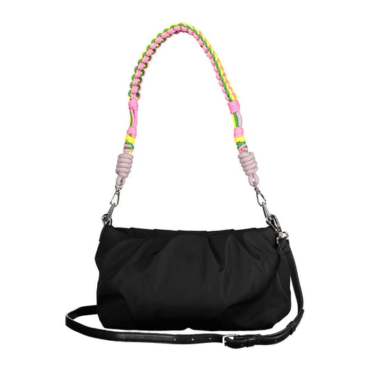 Desigual Schwarze Polyester-Handtasche