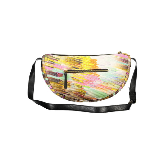 Desigual Gelbe Polyester-Handtasche