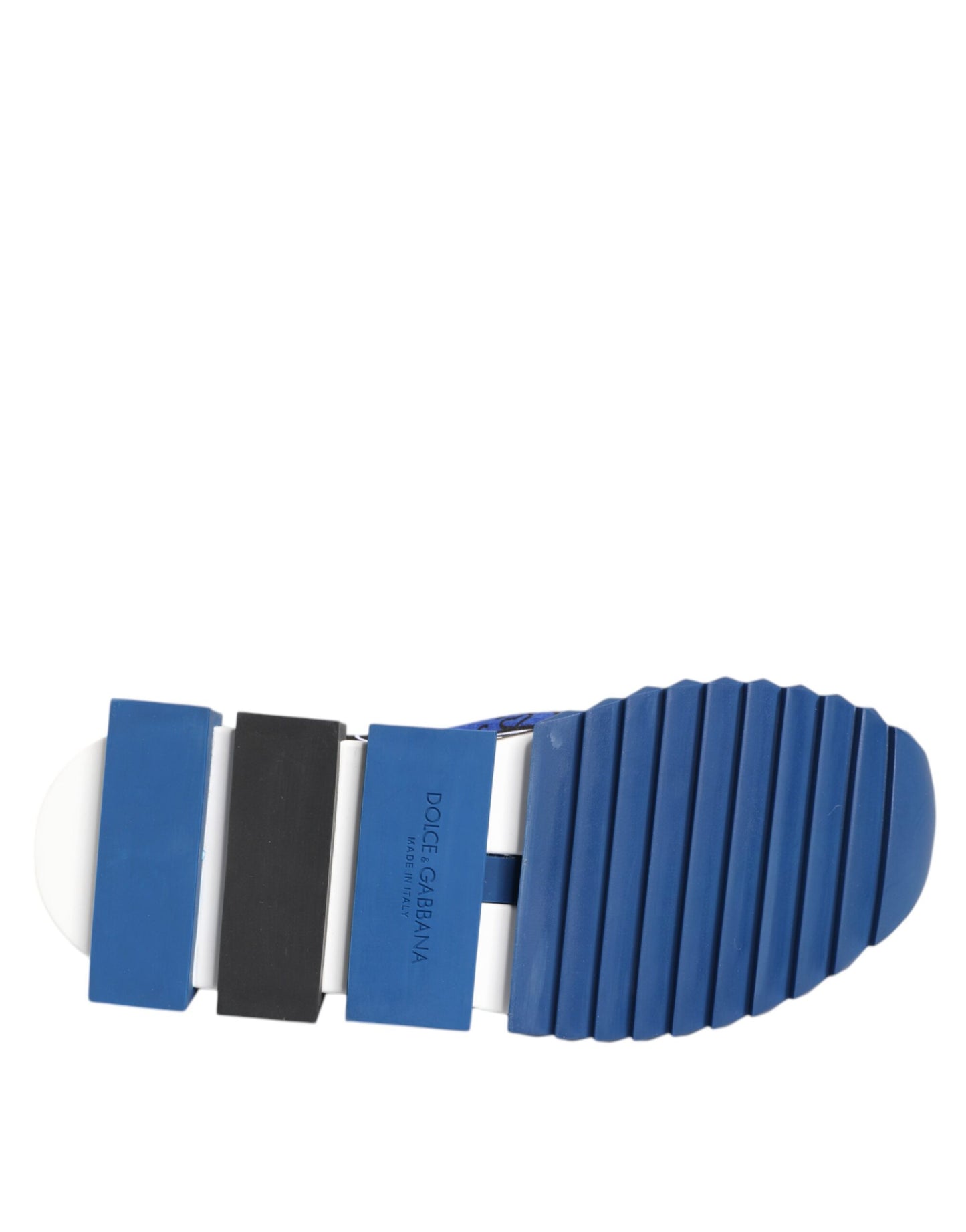 Dolce & Gabbana Blaues Logo Low Top Sorrento Sneakers Schuhe