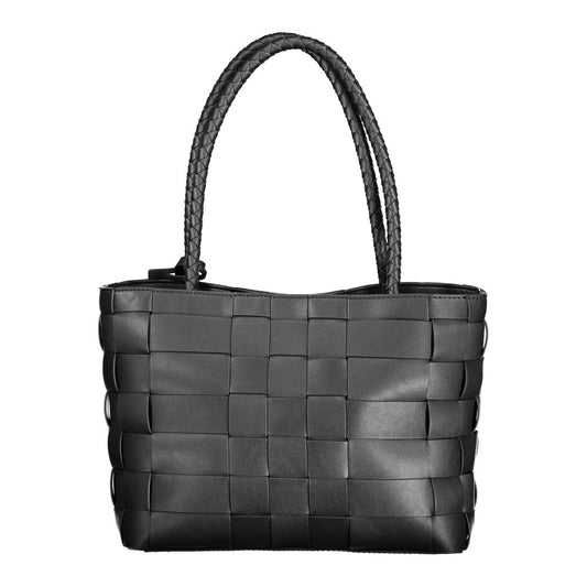 Guess Jeans Nero Poliuretano Women Handbag