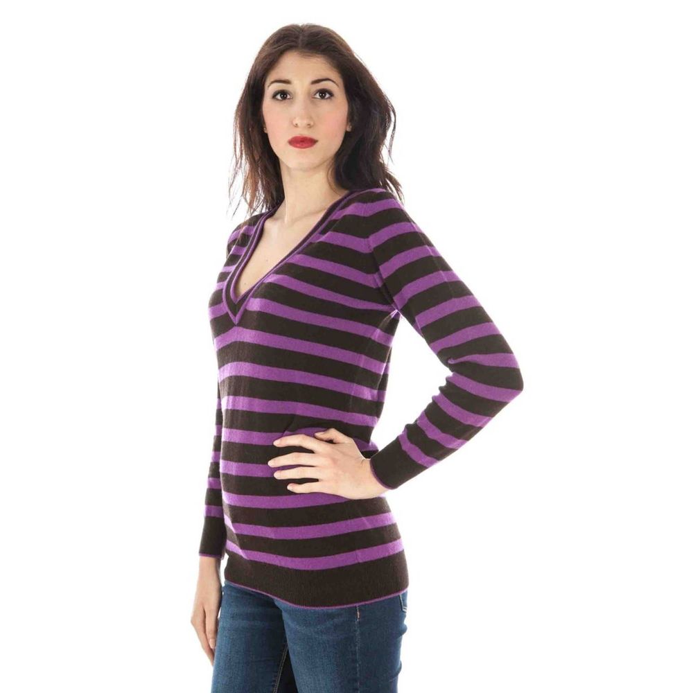 Lilafarbener Wollpullover von Fred Perry