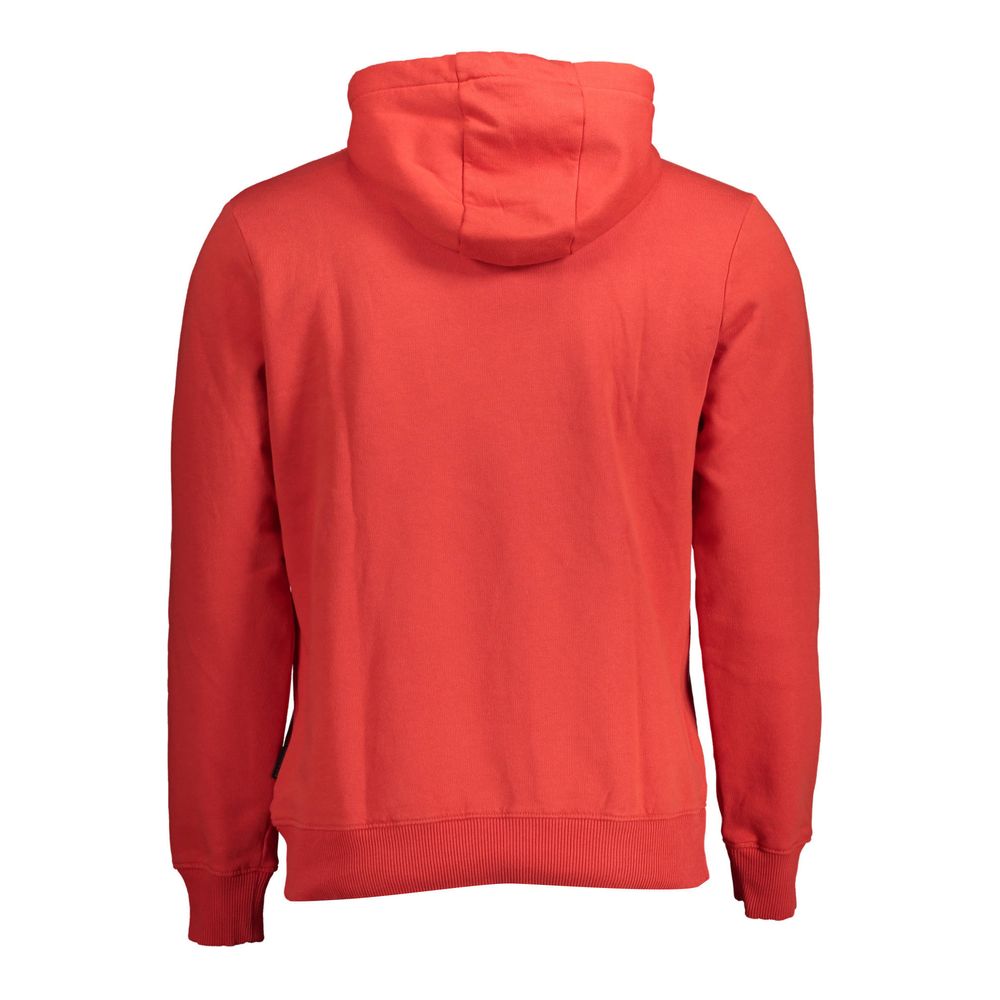 Napapijri Roter Baumwollpullover für Herren