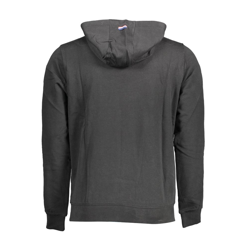 US POLO ASSN. Schwarzer Baumwollpullover für Herren