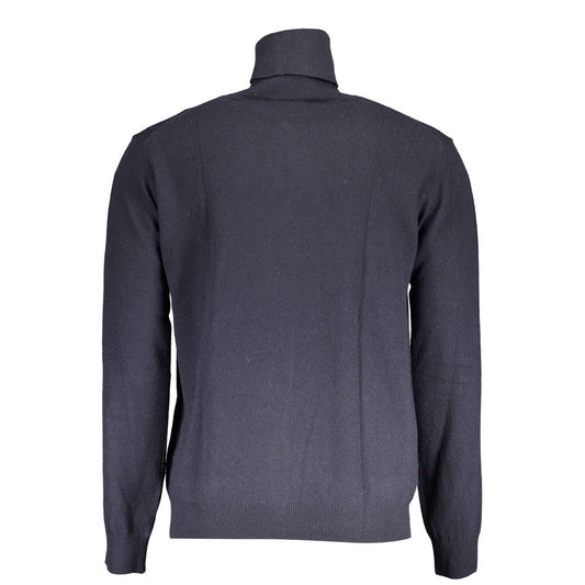 La Martina Blauer Wollpullover