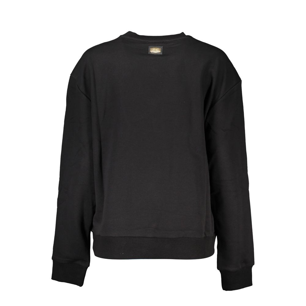 Cavalli Class Schwarzer Damenpullover aus Baumwolle