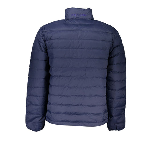 La Martina Blaue Polyamid-Herrenjacke