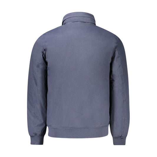 K-WAY Blaue Polyamid-Herrenjacke