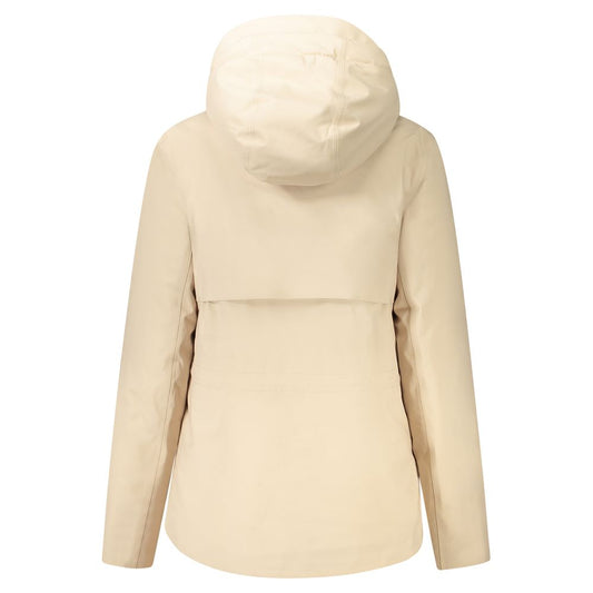 K-WAY Beige Polyester Jackets & Coat