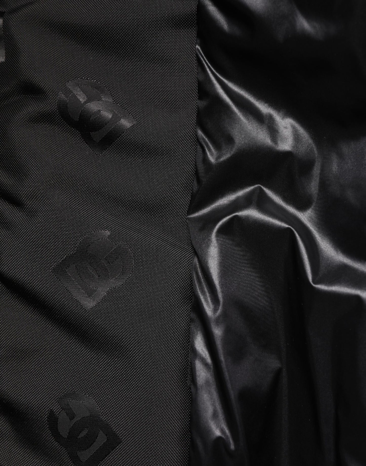 Dolce & Gabbana – Schwarze Cargo-Windbreaker-Logo-Mania-Jacke