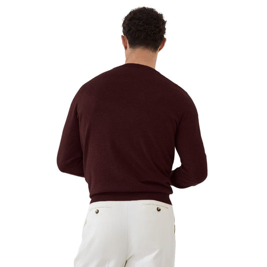 Brunello Cucinelli Roter Kaschmirpullover