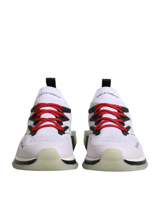 Dolce & Gabbana Weiße SORRENTO Sport Stretch Sneakers Schuhe