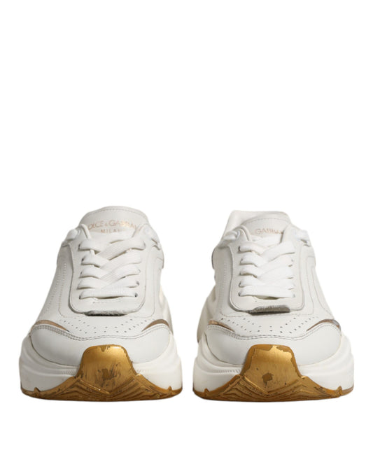 Dolce & Gabbana Daymaster Low Top Sneakers in Weißgold
