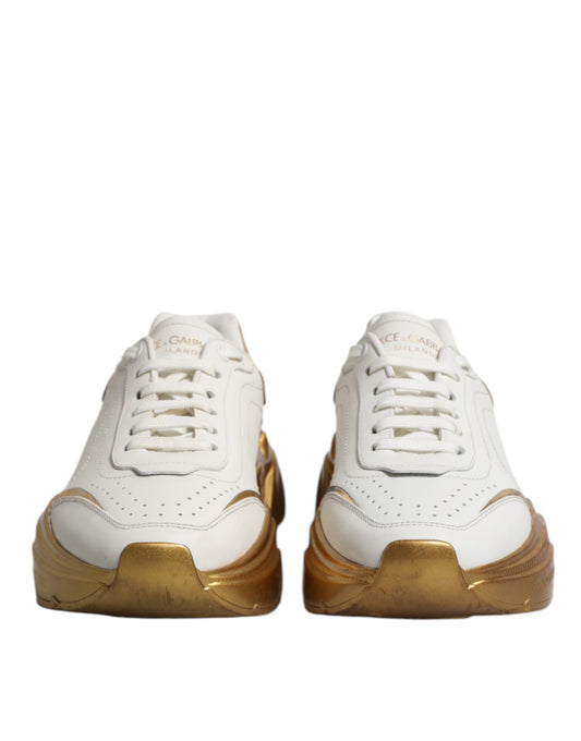 Dolce & Gabbana Daymaster Low Top Sneakers in Weißgold