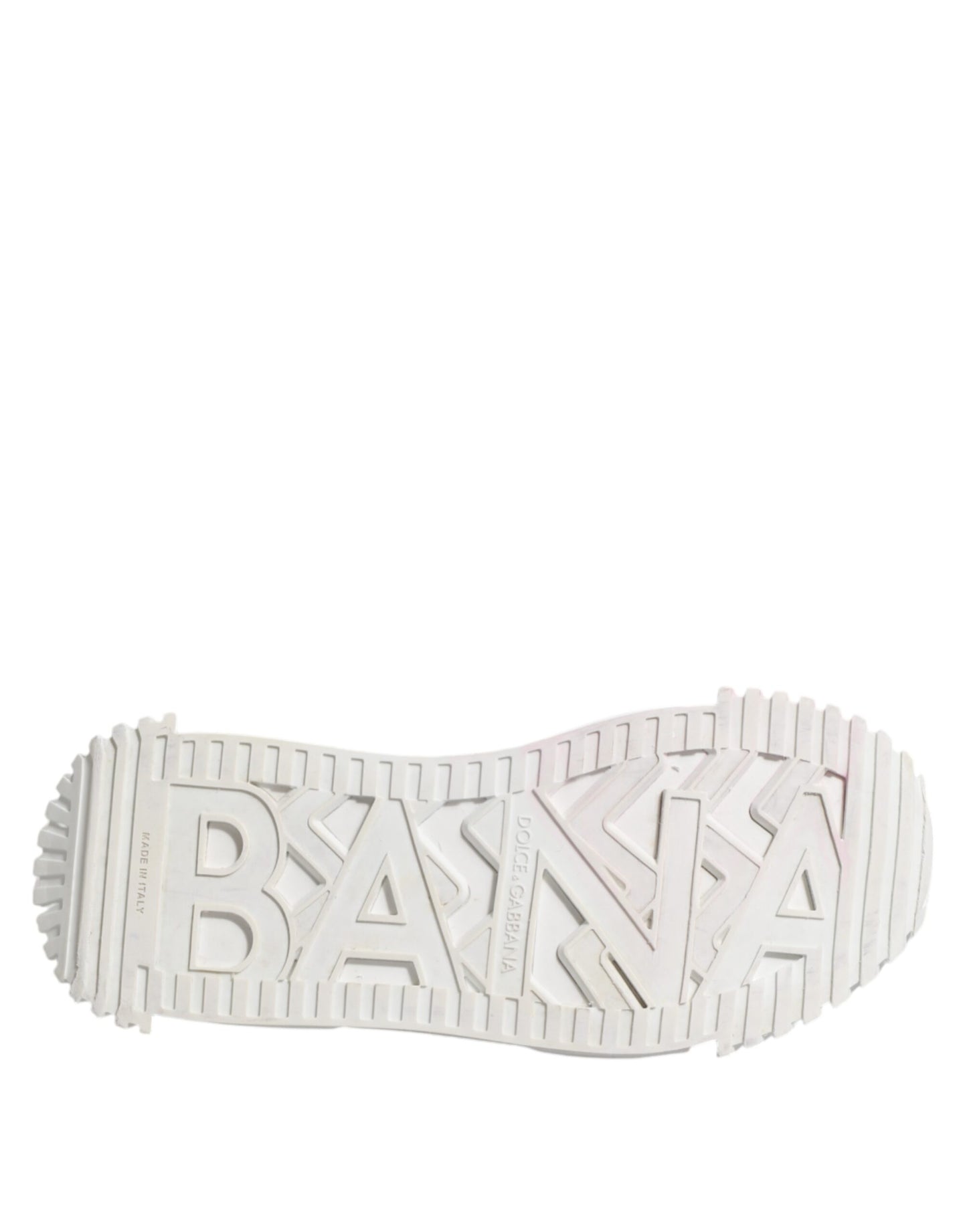 Dolce & Gabbana – Weiße NS1-Schnür-Sneaker mit niedrigem Schaft