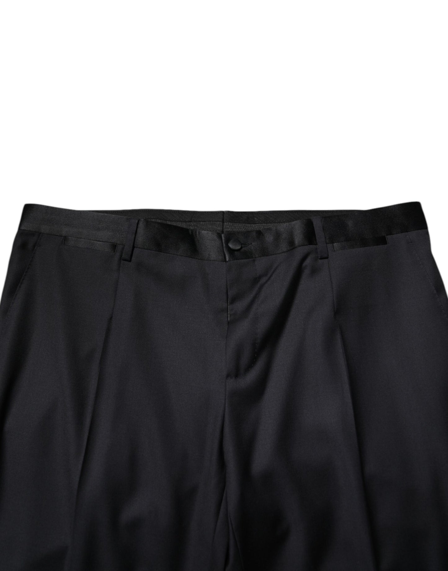 Dolce & Gabbana Schwarze Wollhose für Herren