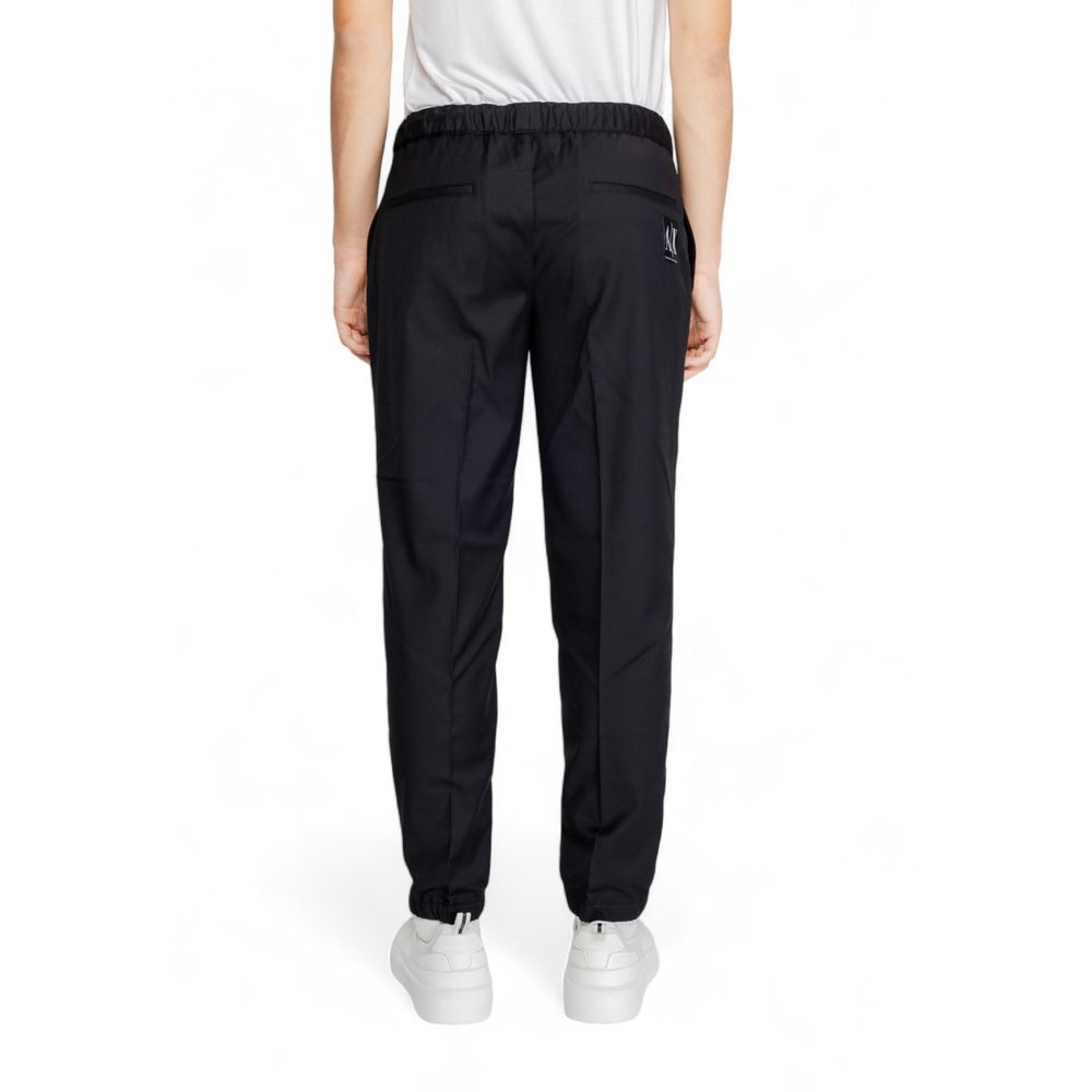 Armani Exchange Schwarze Polyesterhose