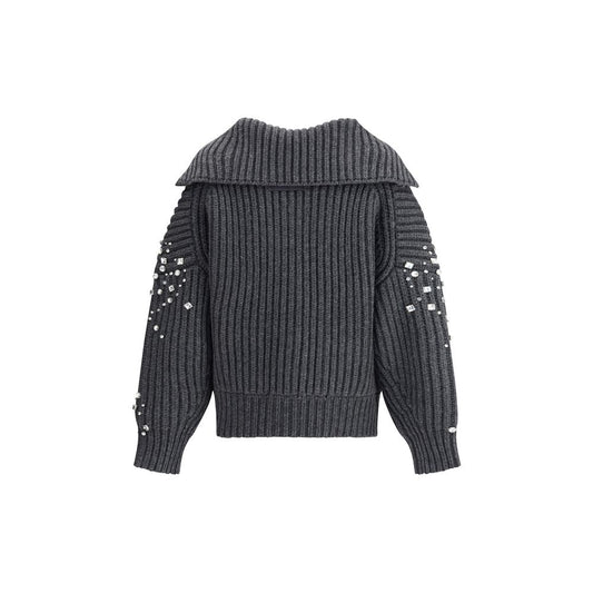 PINKO Strass-Wollcardigan